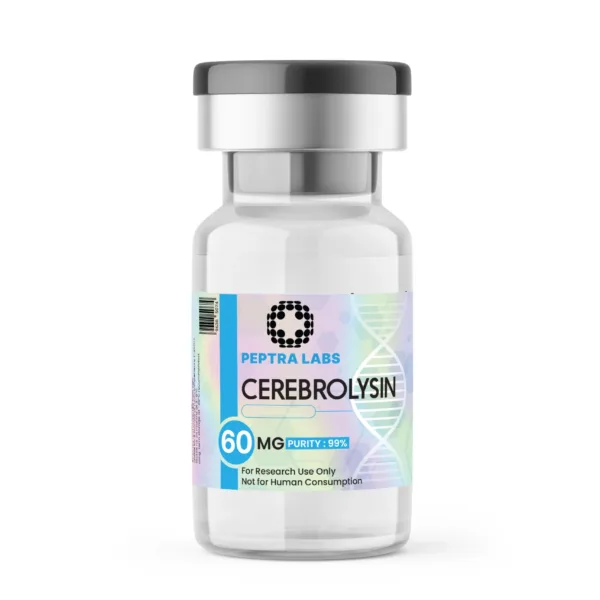 Cerebrolysin 60 mg – lahvička s výzkumným peptidem, čistota 99 % na etiketě, Peptra Labs